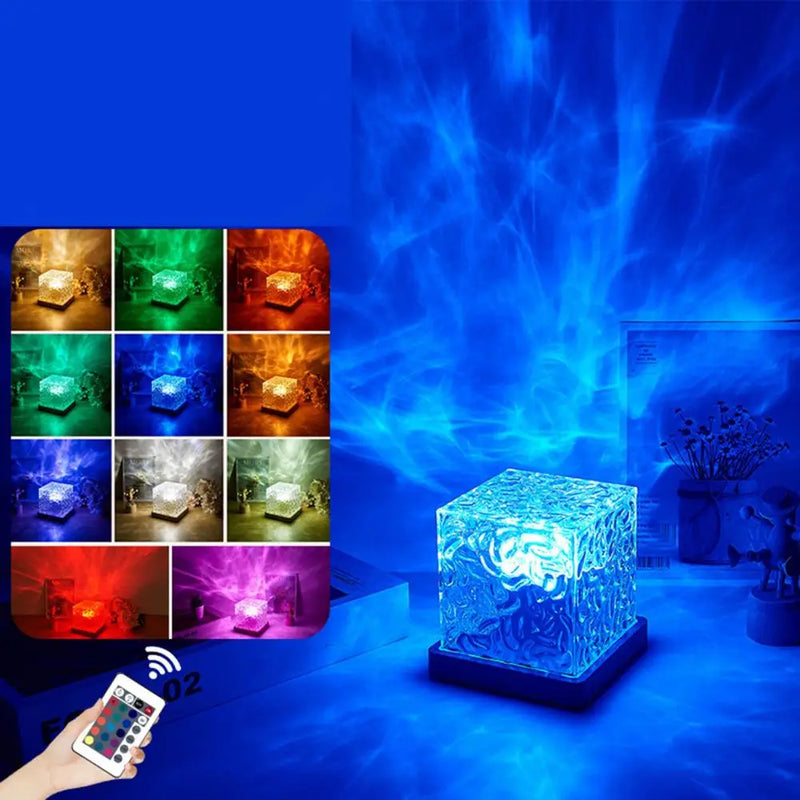 Light Projector Rotating Northern lights Projector 16 Colors Changing Remote Control Plug-Play 