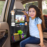 Car Backseat Organizer with Touch Screen Tablet Holder Auto Storage Pockets&Seat Back Protectors and Car Accessories