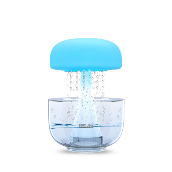 Jellyfish Raindrop Humidifier Ultrasonic Atomization Seven-Color Ambience Light Cloud Rain Aroma Diffuser Home Decor