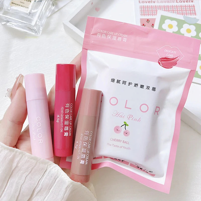 Colored Moisturizing Lip Balm Lipstick Moisturizing & Anti-Drying Lip Balm