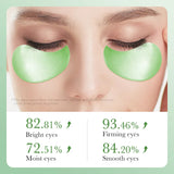 60Pcs Aloe Vera Collagen Eye Mask anti Dark Circles & Eyes Bags Removal