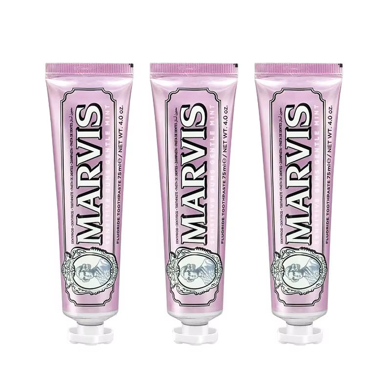 85Ml Italy Original Marvis Whitening Mint Freshen Breath and Remove Smoke Stains Toothpaste 1 Piece